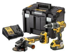 DeWalt DEWALT.COMBO KIT 18V (DCD796+DCG405) 2x5,0Ah TSTAK VI DCK2080P2T