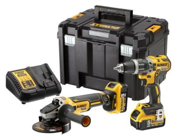 DeWalt DEWALT.COMBO KIT 18V (DCD796+DCG405) 2x5,0Ah TSTAK VI DCK2080P2T