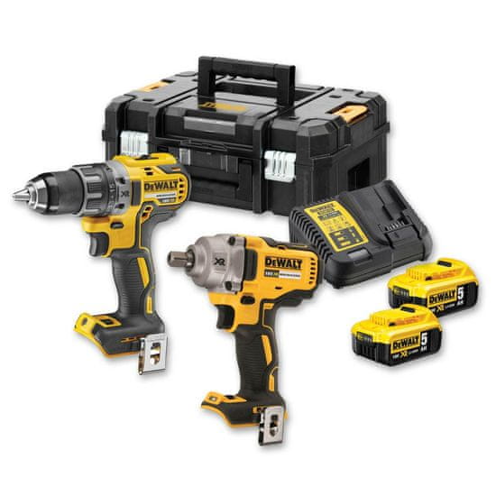 DeWalt DEWALT.COMBO KIT 18V DCK2077P2T (DCD791+DCF894) 2x5 0Ah 2xTSTAK II