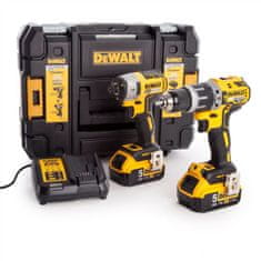 shumee DEWALT COMBO KIT 18V (DCD796+DCF887) 2x5.0Ah DS150 DCK266P2T