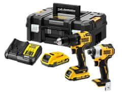 shumee DEWALT COMBO SET 18V 2x2 0Ah DCD709 UDARNI VIJAČNIK + DCF809 DCK2062D2T POGON