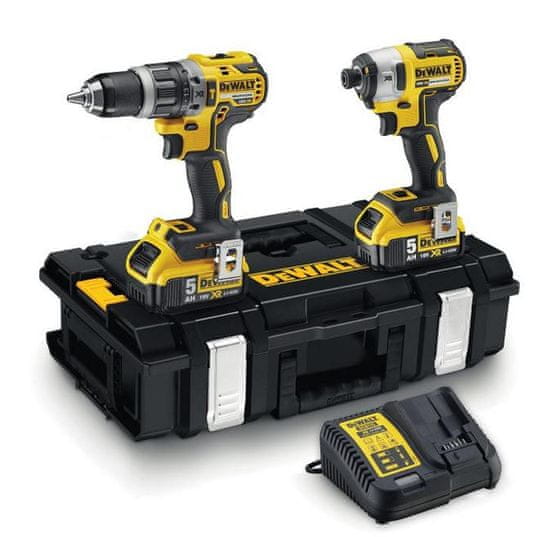 DeWalt DEWALT.COMBO KIT 18V (DCD796+DCF887) 2x5.0Ah TOUGH SYSTEM DCK266P2