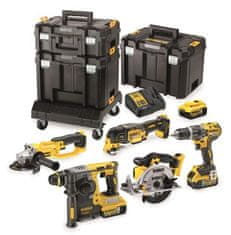 shumee DEWALT COMBO KIT 18V 6-ELEMENT + 3 x 5 0Ah + 3x TSTAK DCK654P3T