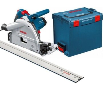 shumee BOSCH KROŽNA ŽAGA - REZI 1400W 165mm L-BOXX + LETNICA 1 6m FSN1600 GKT 55 GCE