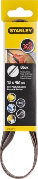 Stanley jevi neskončni trakovi 13 mm x 451 mm P40 3 kosi