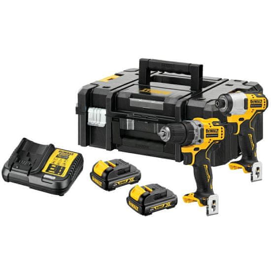 DeWalt Kombinirani komplet 12.0V Dck2110C2T (Dcd701+Dcf801) 2X1.3Ah Tstak Ii