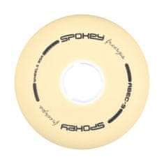 Spokey PU 76 mm Rezervna kolesa za drsalke FREESPO WHITE SET, 4 kosi