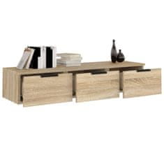 Vidaxl Stenska omarica sonoma hrast 102x30x20 cm konstruiran les