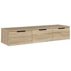 Vidaxl Stenska omarica sonoma hrast 102x30x20 cm konstruiran les