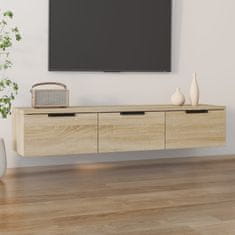 Vidaxl Stenska omarica sonoma hrast 102x30x20 cm konstruiran les