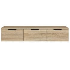 Vidaxl Stenska omarica sonoma hrast 102x30x20 cm konstruiran les