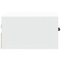Greatstore Stenska nočna omarica bela 35x35x20 cm