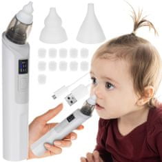 Iso Trade Električni nosni aspirator za dojenčke in otroke - 2 nastavka