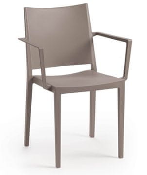 Rojaplast Stol MOSK ARMCHAIR - Brezčasno eleganten z recikliranim materialom