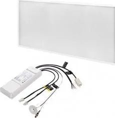 Emos LED plošča 30×60, pravokotna vgradna bela, 18W nevtralna bela, Zasilna