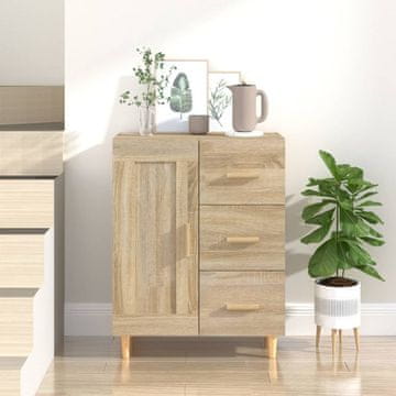 Vidaxl vidaXL Omarica, hrast sonoma, 69,5 x 34 x 90 cm, material na osnovi lesa