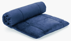 Vitapur SoftTouch 4v1 dekorativna odeja/vzglavnik, 140x200, modra