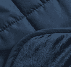 Vitapur SoftTouch 4v1 dekorativna odeja/vzglavnik, 140x200, modra