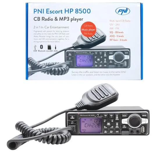 PNI CB postaja in MP3 Escort HP 8500 ASQ