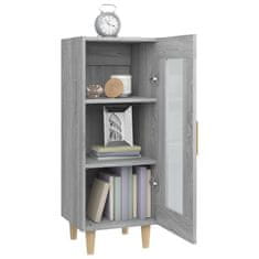 shumee vidaXL Omarica, siva sonoma hrastova, 34,5 x 34 x 90 cm, material na osnovi lesa
