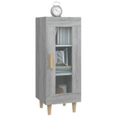 shumee vidaXL Omarica, siva sonoma hrastova, 34,5 x 34 x 90 cm, material na osnovi lesa