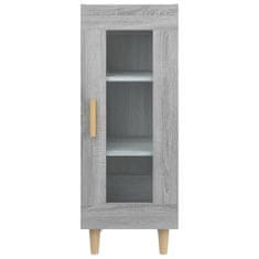 shumee vidaXL Omarica, siva sonoma hrastova, 34,5 x 34 x 90 cm, material na osnovi lesa