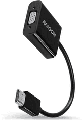 AXAGON adapter, HDMI na VGA, FullHD, avdio 3,5 mm, črn (RVH-VGAN)