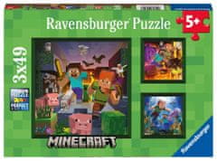 Ravensburger Puzzle - Minecraft Biomi 3x49 kosov