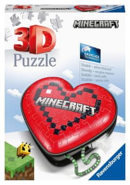Ravensburger 3D sestavljanka Heart of Minecraft 54 kosov