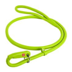 WAUDOG Okrogel usnjen povodec na dušilko zelen 135cm 4 mm zelena