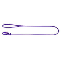 WAUDOG Okrogel usnjen dušilni povodec vijolična 135cm, vijolična 4 mm