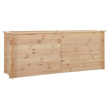 Vidaxl Visoka greda 200x50x80 cm borovina 19 mm