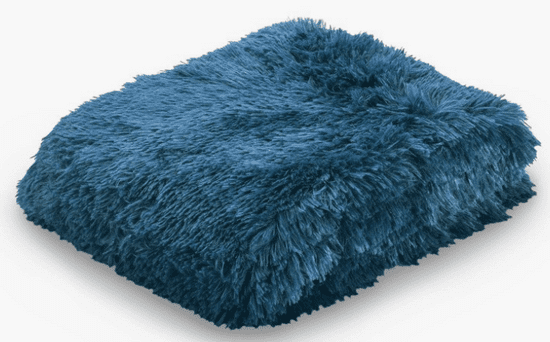 Vitapur Fluffy dekorativna odeja, 130x200, modra