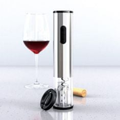 Verkgroup Električni inox odpirač za odpiranje vina z zamaškom LED