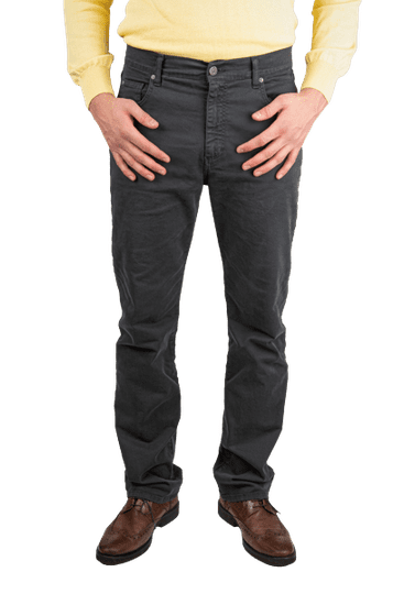 HOLIDAY JEANS Moške klasične keper hlače 3141/01802 Rjava / 48