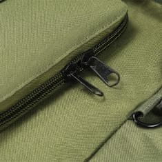 Greatstore 3-v-1 Potovalna torba vojaškega stila 120 L olivno zelene barve
