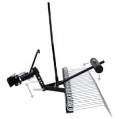 Vidaxl Česalo za vrtno kosilnico 120 cm