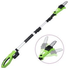 Vidaxl Teleskopski obrezovalnik in žaga 2 v 1 z baterijo 20V 1500 mAh