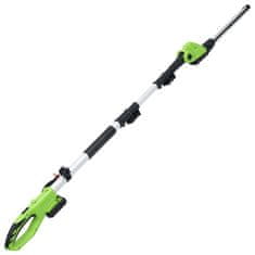 Vidaxl Teleskopski obrezovalnik in žaga 2 v 1 z baterijo 20V 1500 mAh