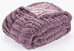 Vitapur Grace dekorativna odeja, 200x200, roza