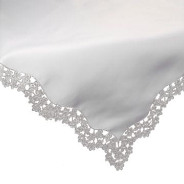 Eurofirany Klasični namizni prt, okrašen z izvezenimi robovi 85 cm