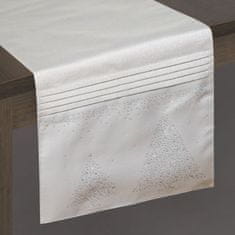 Eurofirany Božični namizni tekač v navadni barvi 35 cm x 180 cm