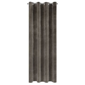 Eurofirany Zavesa iz etamina, okrašena s trakom 140 cm x 270 cm