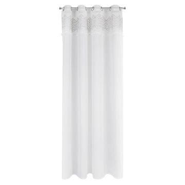 Eurofirany Potiskana etaminska zavesa širine 140 cm x 250 cm