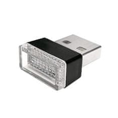 Northix Mini USB svetilka z LED - modra 