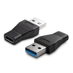 Northix Adapter USB 3.0 v USB-C, adapter OTG 