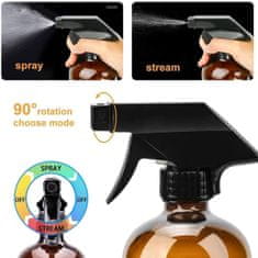 Northix 2x steklenice s pršilom v steklu - 250 ml 