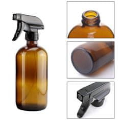 Northix 2x steklenice s pršilom v steklu - 250 ml 