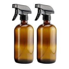 Northix 2x steklenice s pršilom v steklu - 250 ml 