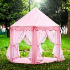 Northix Igralni šotor, 140 x 135 cm - roza 